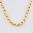 Cadena Rustica Intercalada Tribal 13.25g / 50cm / 4.2mm Oro Amarillo 18K