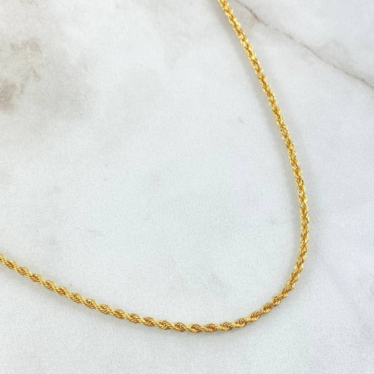 Cadena Lazo 1.15gr / 60cm / Oro Amarillo +3 18K *