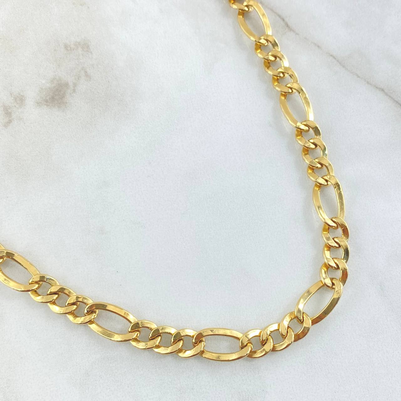 Cadena Figaro 18.25gr / 60cm / Oro Amarillo +1 18K