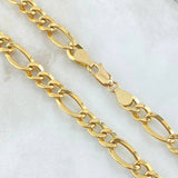 Cadena Figaro 18.25gr / 60cm / Oro Amarillo +1 18K
