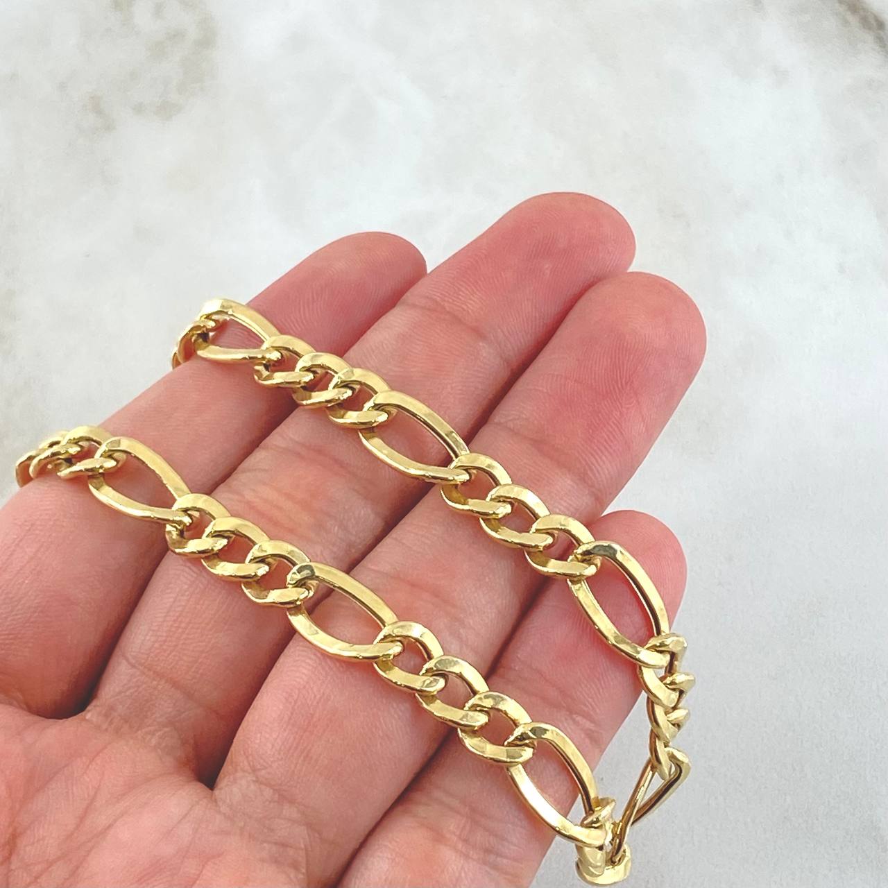 Cadena Figaro 18.25gr / 60cm / Oro Amarillo +1 18K