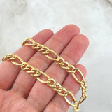 Cadena Figaro 18.25gr / 60cm / Oro Amarillo +1 18K
