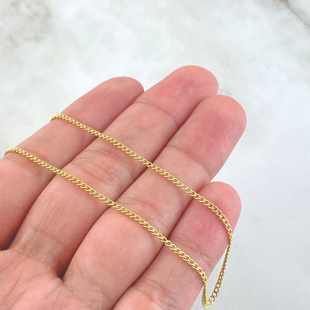 Cadena Cubana 1.8gr / 60cm / Oro Amarillo +1 18K