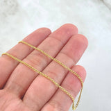 Cadena Cubana 1.8gr / 60cm / Oro Amarillo +1 18K
