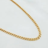 Cadena Cubana 2.5 g / 51.3 cm / 2.46 mm Oro Amarillo 18K