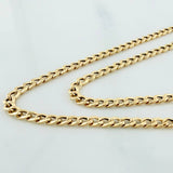 Cadena Cubana 2.5 g / 51.3 cm / 2.46 mm Oro Amarillo 18K