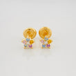 Topos Flor 0.85 g / 3.5 mm Oro Amarillo 18K