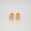 Topos Flor 0.95 g / 4 mm Oro Amarillo 18K