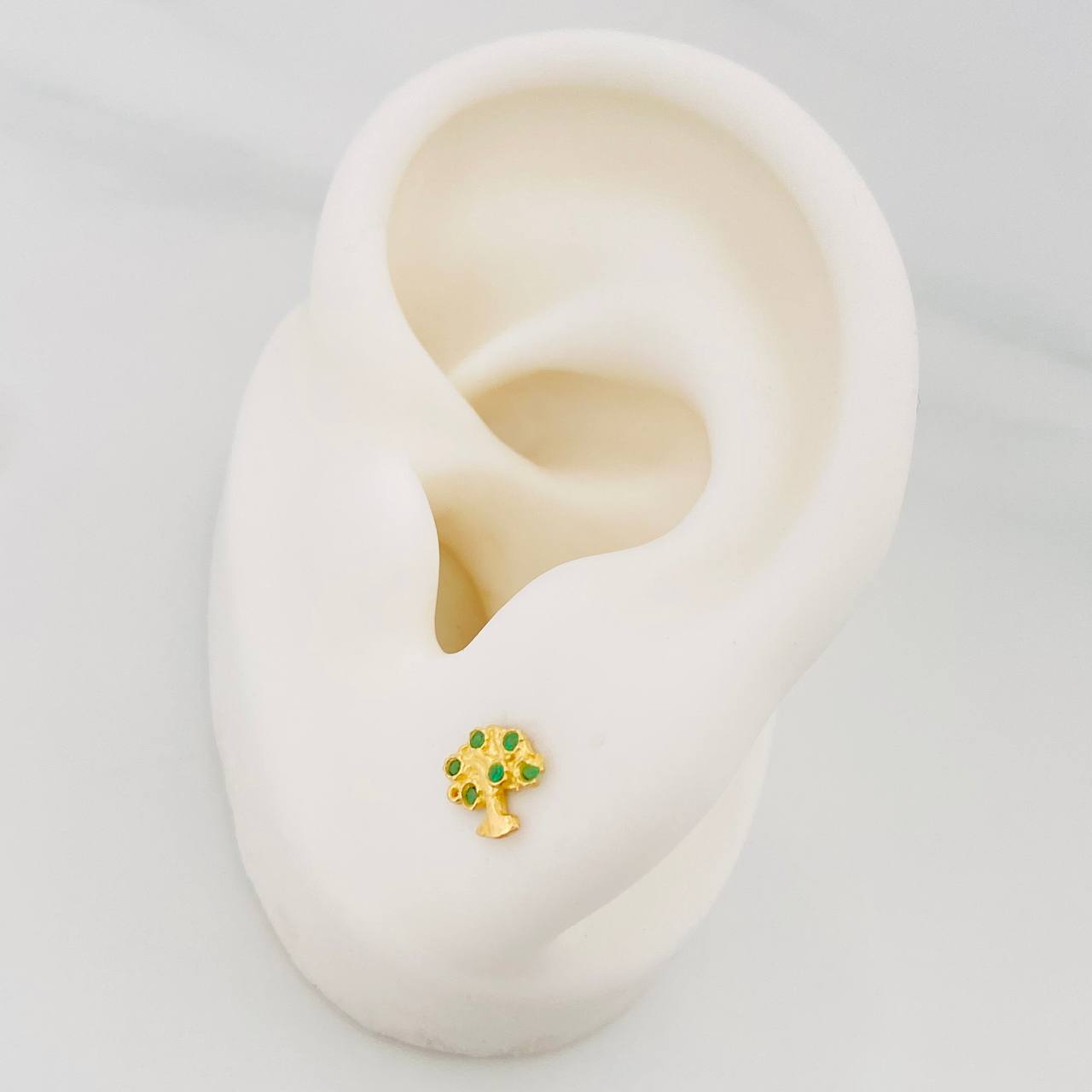 Topos Arbol 0.85 g / 4.4 mm Oro Amarillo 18K