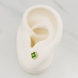 Topos Flor 1.05 g / 4.1 mm Oro Amarillo 18K