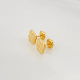 Topos Trebol 0.8 g / 5 mm Oro Amarillo 18K