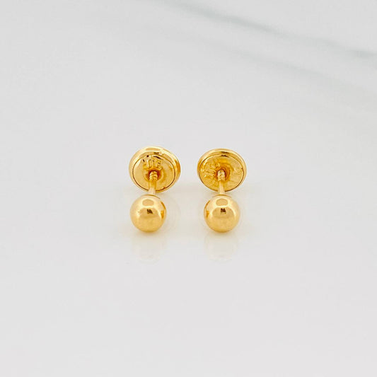 Topos Bola 0.55gr / 4mm Oro Amarillo 18K