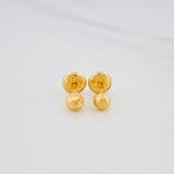 Topos Bola Diamantada 0.5 g / 4 mm Oro Amarillo 18K