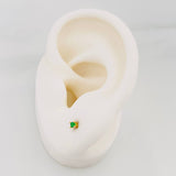 Topos Cuatro Garras 0.5 g / 1 mm Oro Amarillo 18K