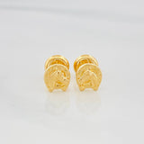 Topos Herradura Caballo 0.6 g / 4 mm Oro Amarillo 18K