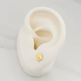 Topos Herradura Caballo 0.6 g / 4 mm Oro Amarillo 18K