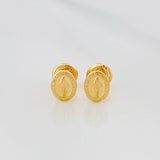 Topos Virgen Milagrosa 0.55 g / 4 mm Oro Amarillo 18K