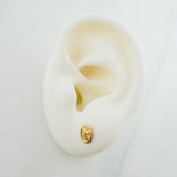 Topos San Miguel Arcangel 0.75 g / 7 mm Oro Amarillo 18K
