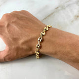 Pulso GC 7.4gr / 20cm / 8.2mm Lisa Oro Amarillo