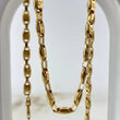 Cadena Rustica 14.2gr / 65cm / 5mm Corona Oro Amarillo