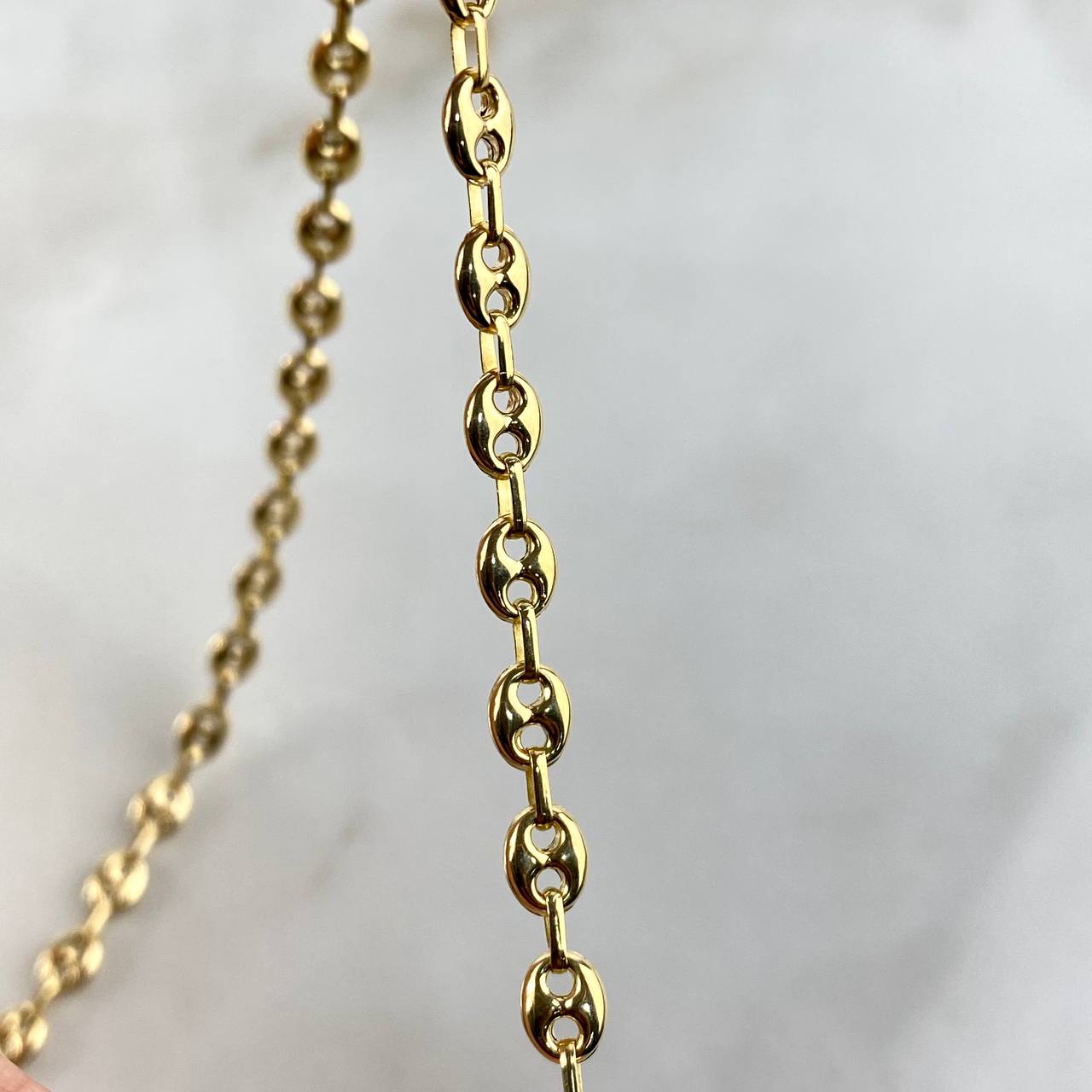 Cadena GC 9.75gr / 50cm / 5.2mm Lisa Oro Amarillo