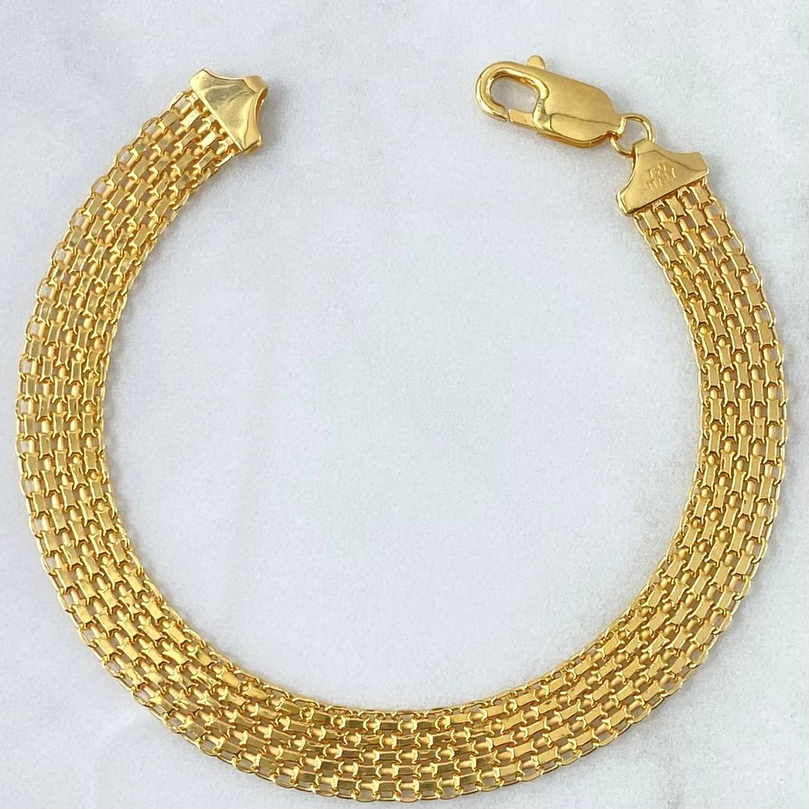 Pulso Chino 10.3gr / 19cm / 12mm Oro Amarillo +0 18K ©