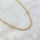Cadena GC 5.7gr / 50cm / 3.3mm Lisa Tres Oros 18K ©