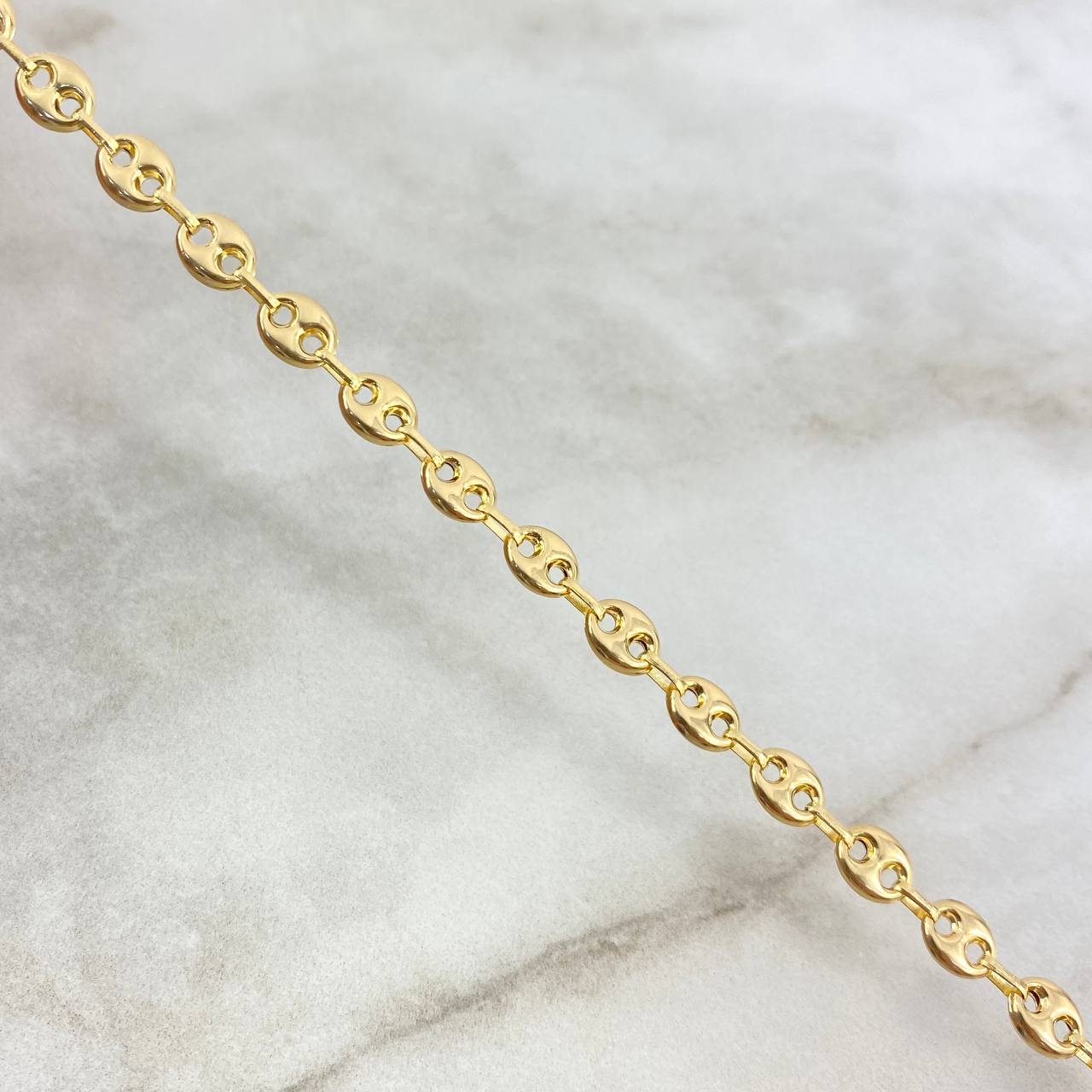 Cadena GC 9.55gr / 45cm / 6.3mm Lisa Oro Amarillo 18K ©