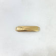 Herraje Placa Rectangulo Curvo 0.45gr / 2.3cm / Oro Amarillo