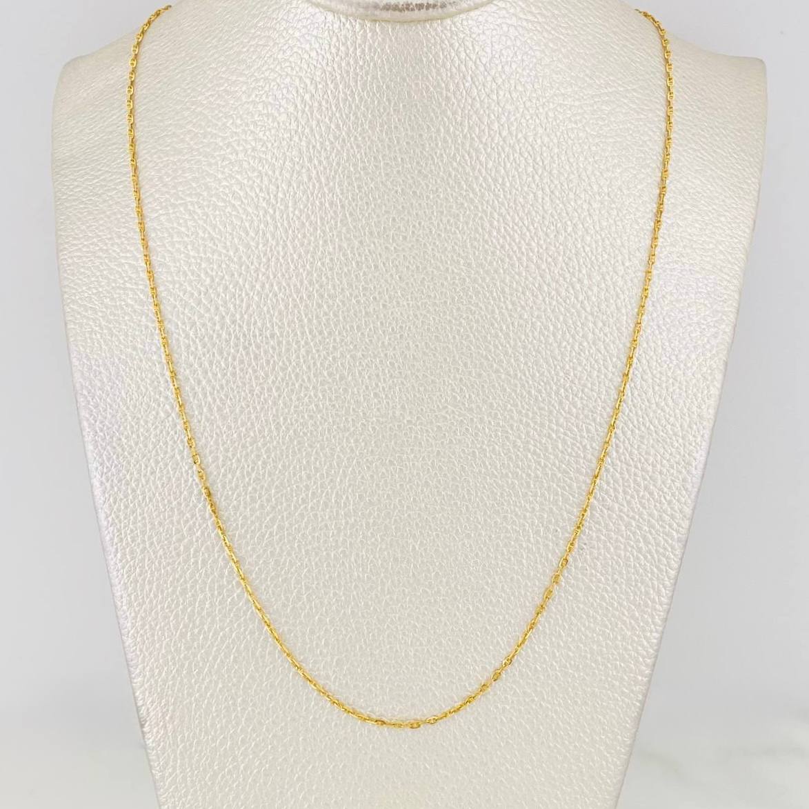 Cadena Marinera 2.35g / 50cm / 1.54mm Oro Amarillo 18K