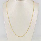 Cadena Marinera 2.35g / 50cm / 1.54mm Oro Amarillo 18K