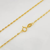 Cadena Marinera 2.35g / 50cm / 1.54mm Oro Amarillo 18K