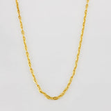 Cadena Marinera 2.35g / 50cm / 1.54mm Oro Amarillo 18K