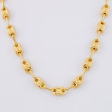 Cadena Rustica Tornillo 8.25g / 50cm / 3.6mm Oro Amarillo 18K