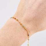 Pulso Modulable Denario Virgen Milagrosa 2g / 17.9cm - 16cm / 2.6mm Oro Amarillo 18K