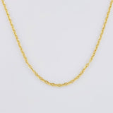 Cadena Marinera 3g / 61cm / 1.3mm Oro Amarillo 18K