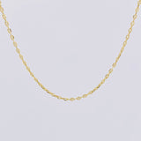 Cadena Marinera 3g / 61cm / 1.3mm Oro Amarillo 18K