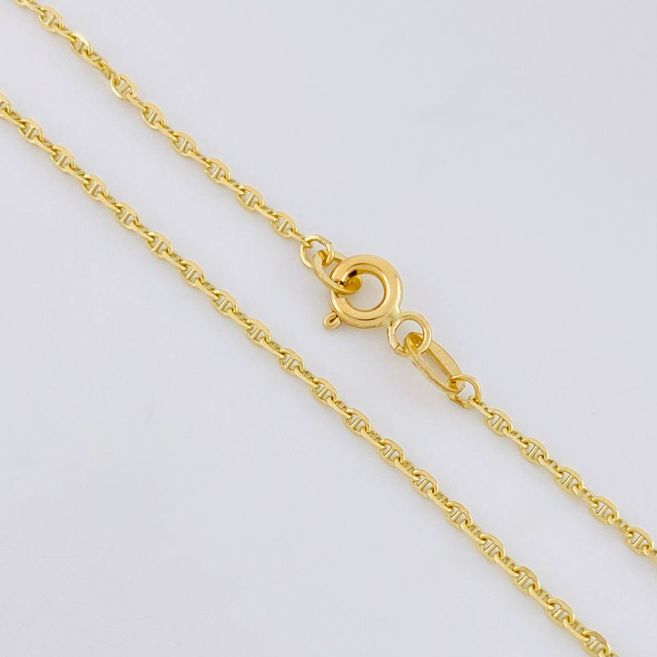 Cadena Marinera 3g / 61cm / 1.3mm Oro Amarillo 18K