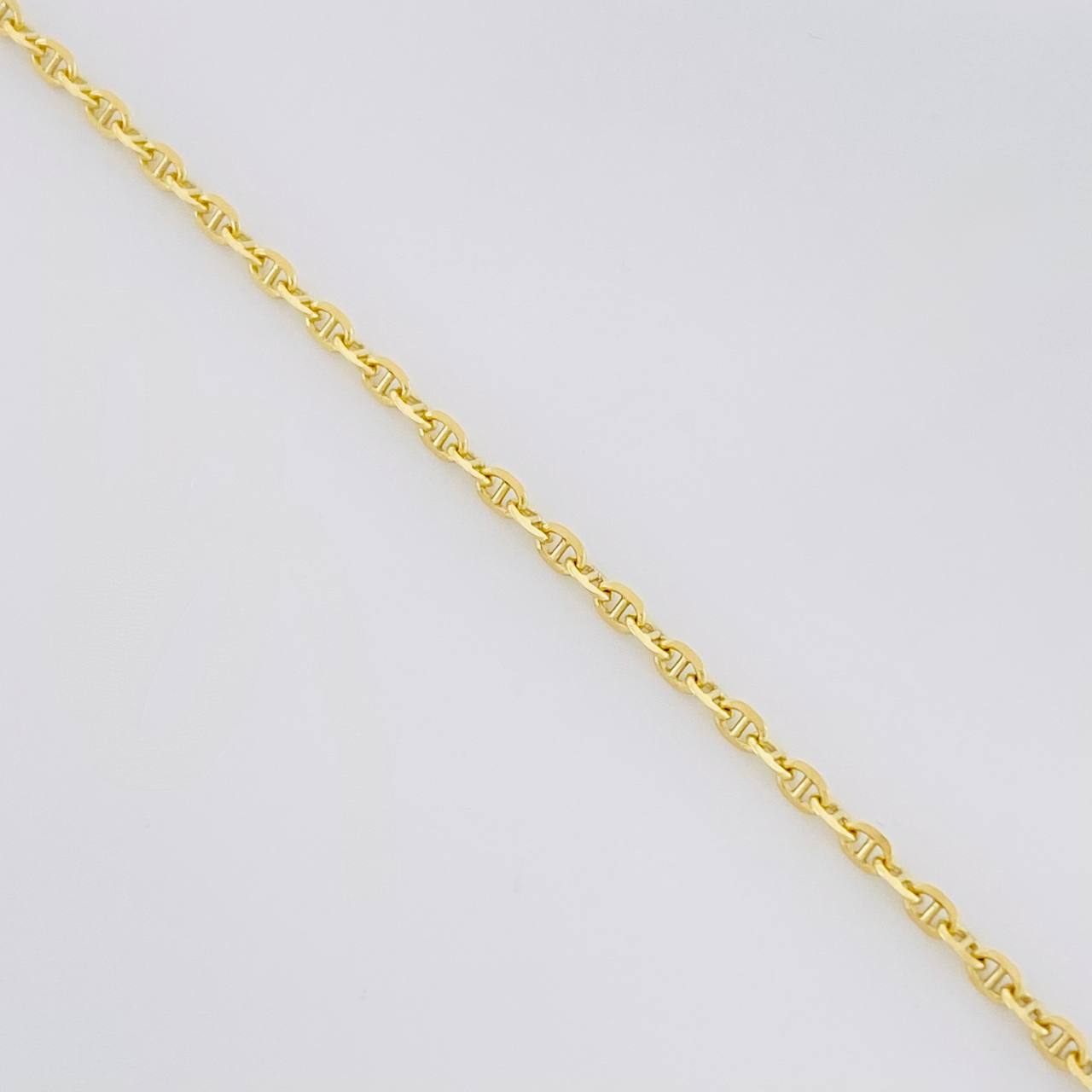 Cadena Marinera 3g / 61cm / 1.3mm Oro Amarillo 18K