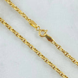 Cadena Marinera 4.9gr / 60cm / Oro Amarillo +3 18K *