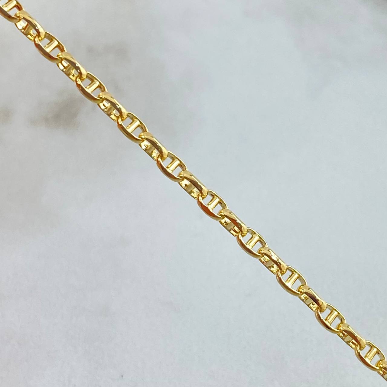 Cadena Marinera 4.9gr / 60cm / Oro Amarillo +3 18K *