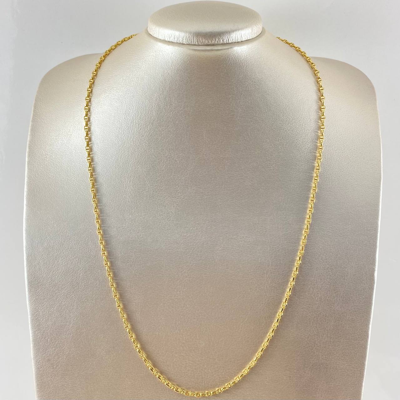 Cadena Marinera 4.9gr / 60cm / Oro Amarillo +3 18K *