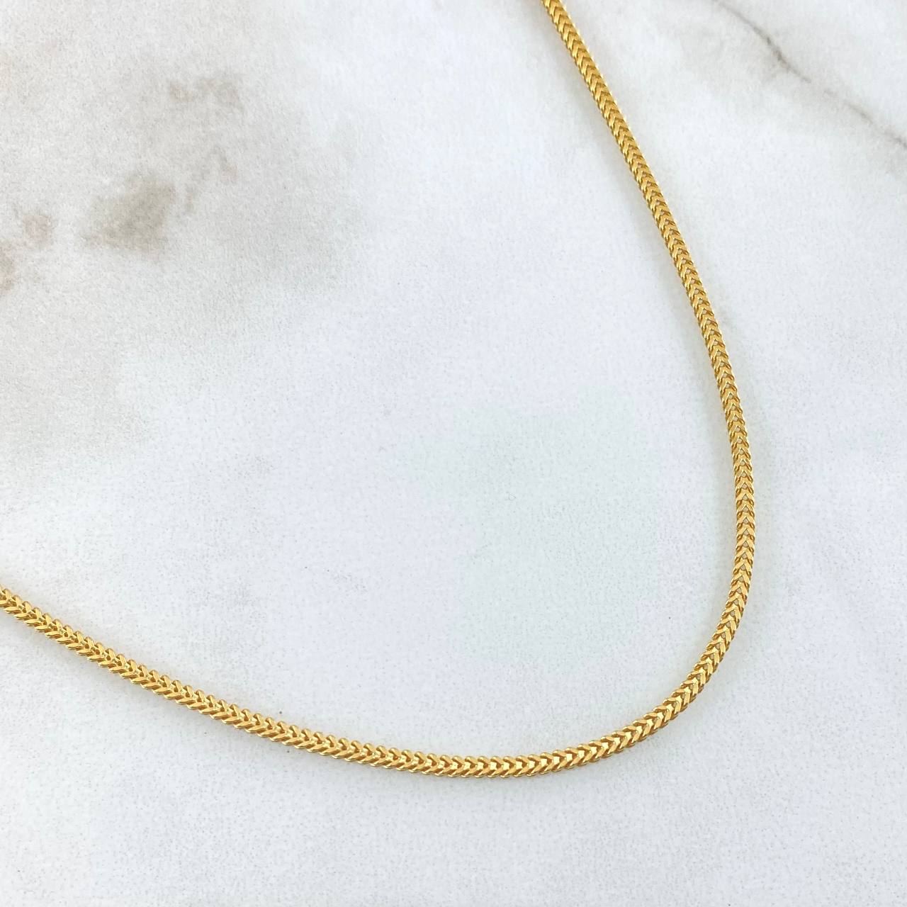 Cadena Franco 3.8gr / 50cm / Oro Amarillo +3 18K *