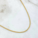 Cadena China 3.1gr / 45cm / Oro Amarillo +1 18K *