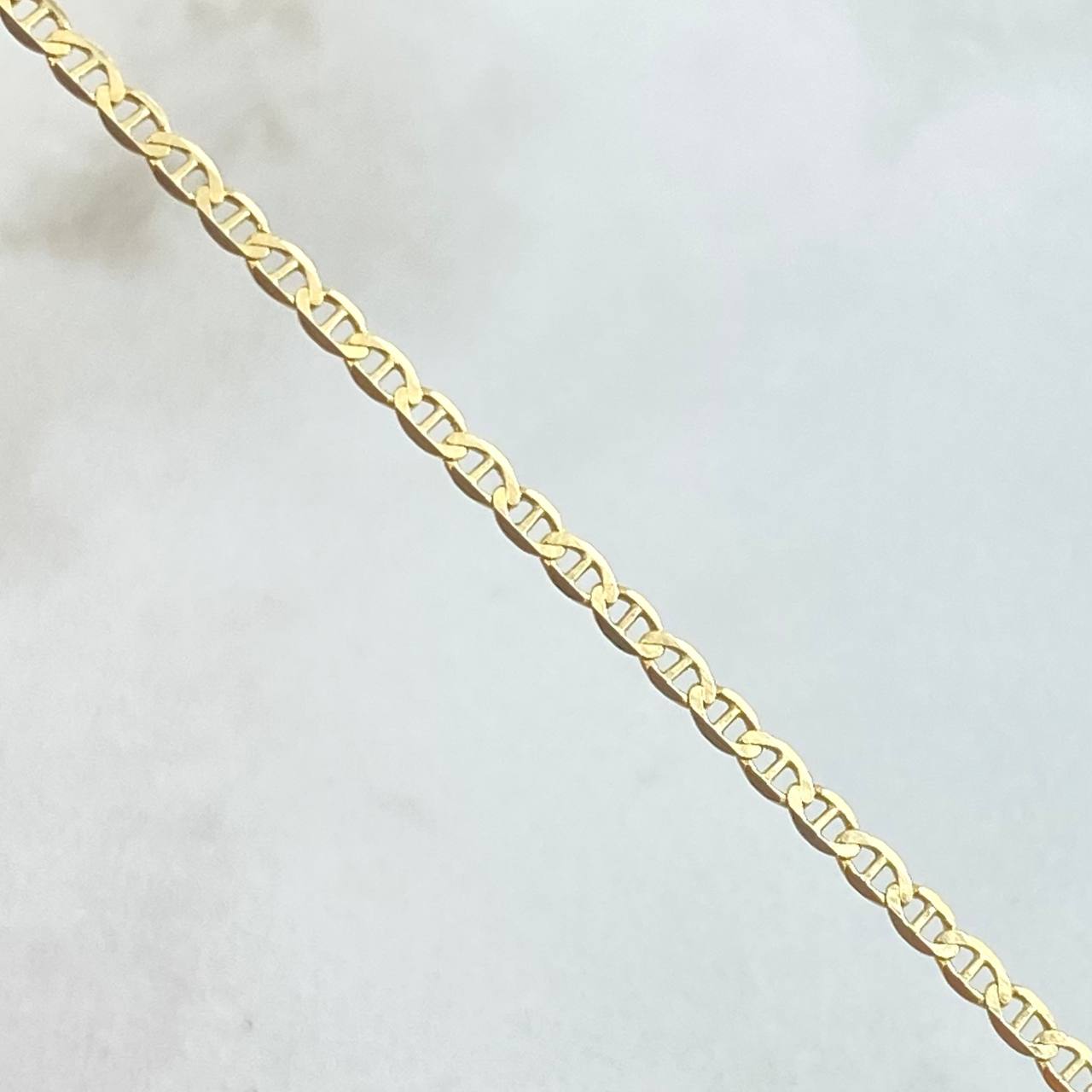 Cadena Plana 3.95gr / 60cm / Oro Amarillo +3 18K *