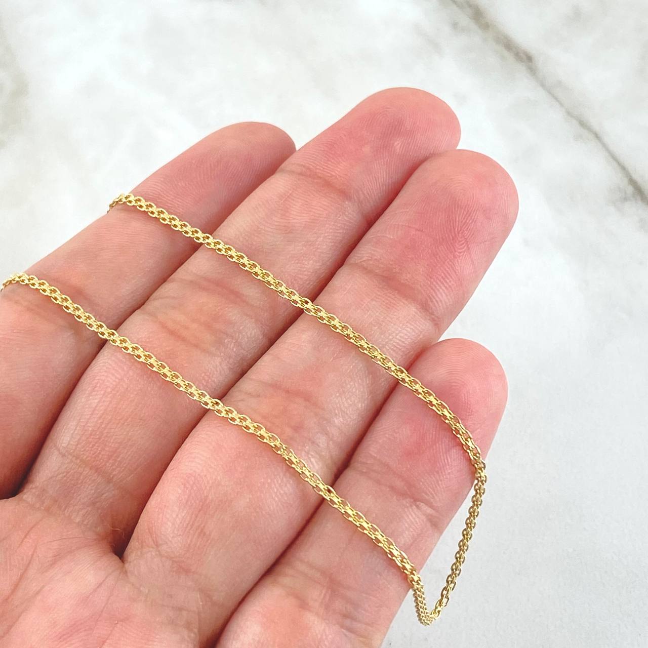 Cadena China 3.1gr / 45cm / Oro Amarillo +1 18K *