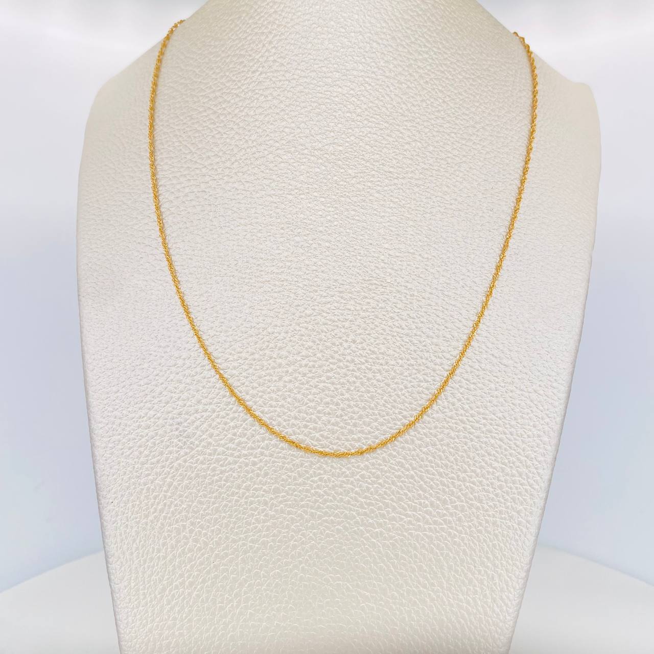 Cadena Singapur 1.45 g / 40 cm / 1.2 mm Oro Amarillo 18K