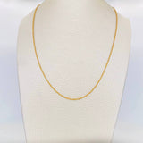 Cadena Singapur 1.45 g / 40 cm / 1.31 mm Oro Amarillo 18K