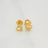 Topos Silueta Corazón 0.85 g / 5.7 mm Oro Amarillo 18K