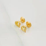Topos Silueta Corazón 0.85 g / 5.7 mm Oro Amarillo 18K